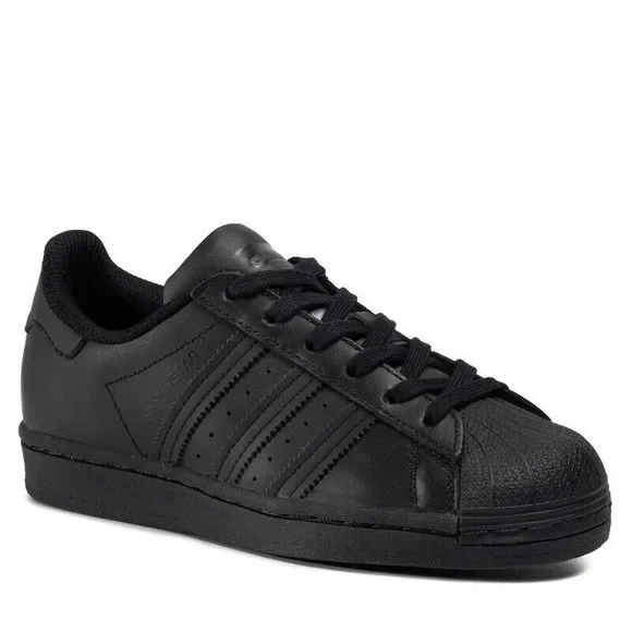 adidas Shoes Adidas Originals Superstar J Fu773 Youth Black